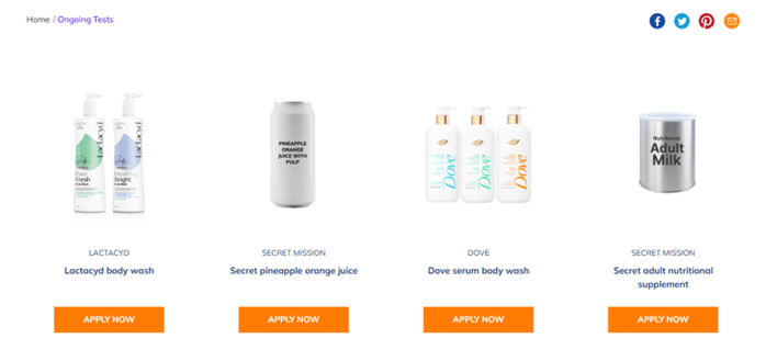 pruebas de productos de tryandreview