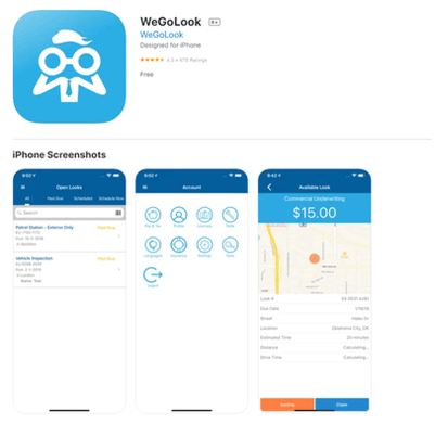 aplicación de wegolook